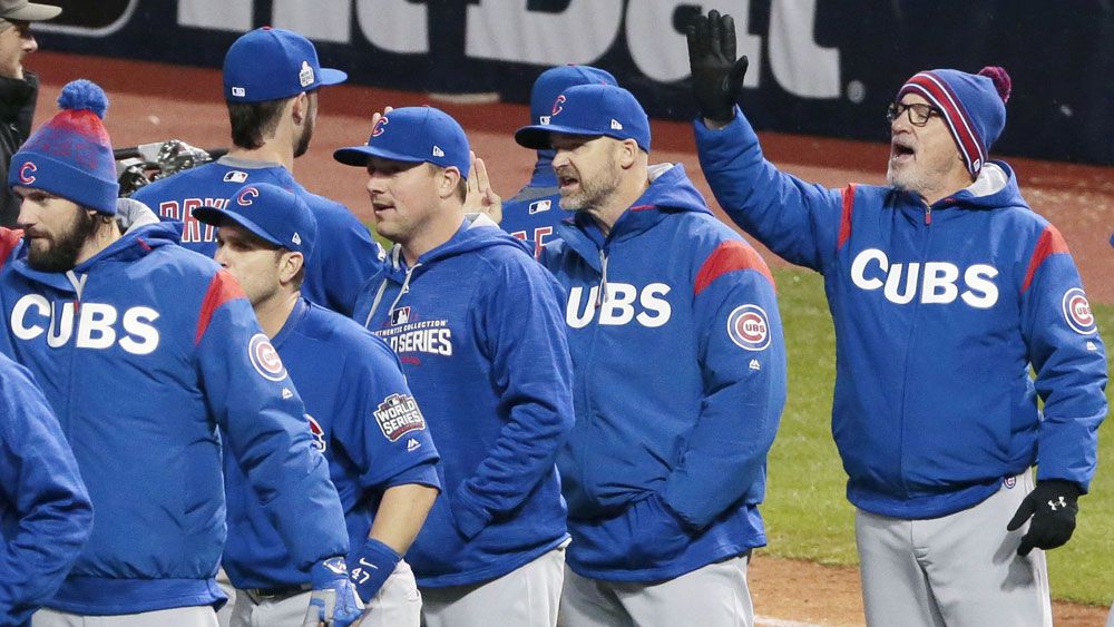 Chicago Cubs square up the World Series at 1-all. (AAP)