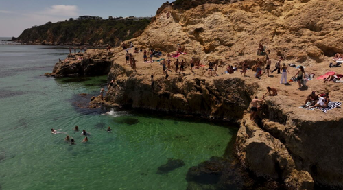 A man was rescued from the Pillars in Mount Martha yesterday.