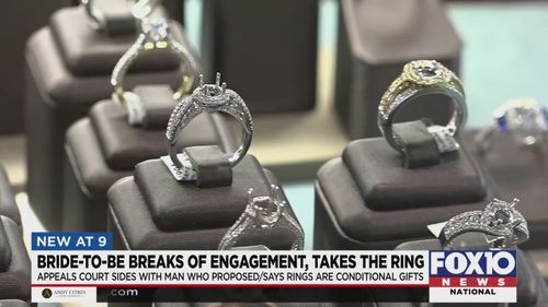 An Alabama court says a woman can't sell her ring after breaking off engagement.