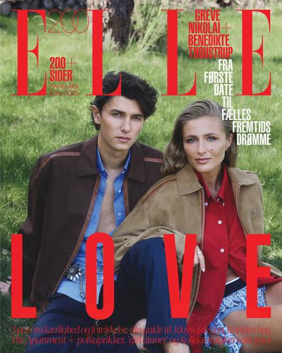 Count Nikolai and Benedikte Thoustrup on the cover of Elle Denmark, May 27 2025.