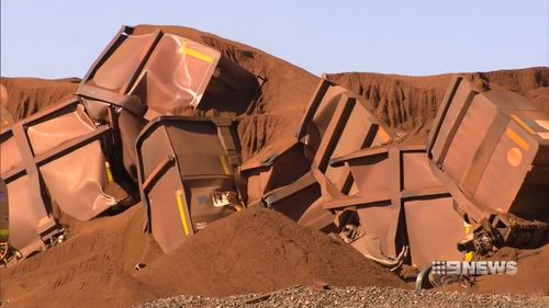 After the driver of the train got out to inspect one of its 268 wagons, the freight took off without him on the Newman to Port Hedland line in Western Australia.