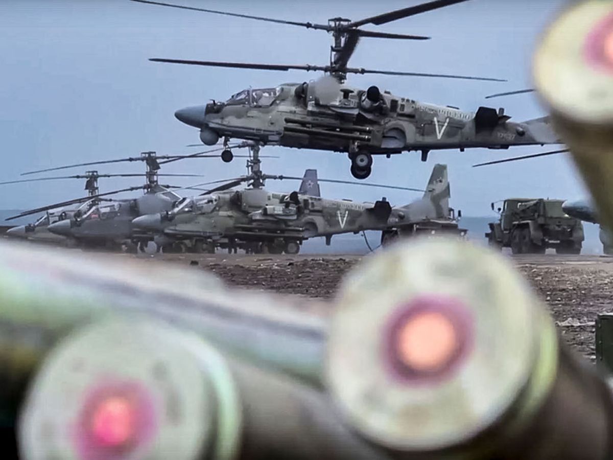 Ukrainian Helicopter Attack