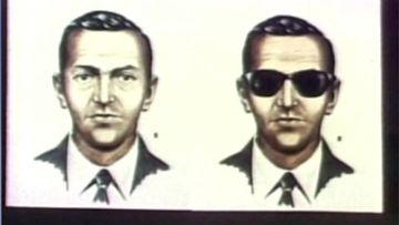 An artist&#x27;s rendering of D.B. Cooper, who hijacked Northwest Orient Flight 305 out of Portland, Oregon, and demanded  $200,000 in ransom.