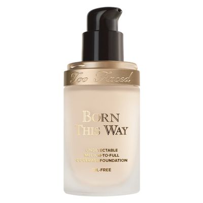 <a href="http://mecca.com.au/too-faced/born-this-way-foundation/V-022129.html" target="_blank">Too Faced Born This Way Foundation, $57.</a>