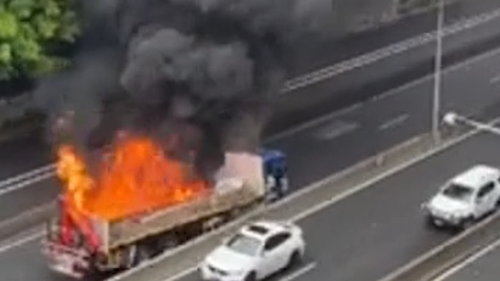 Truck fire Moorepark Sydney