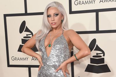 Gone are the days where Lady Gaga dressed in sparkly twine and erm, meat for award's shows. <br/><br/>Our new favourite glamazon just rocked the Grammys 2015 red carpet, ramping up the sexy in a super-sequinned frock and a seriously naughty neckline. <br/><br/>See why we're going gaga for new Gaga here...