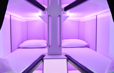 Air New Zealand Economy Skynest sleeping pods