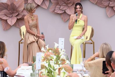 Miranda Kerr at the Living Beauty spring luncheon in Beverly Hills on April 29, 2026.