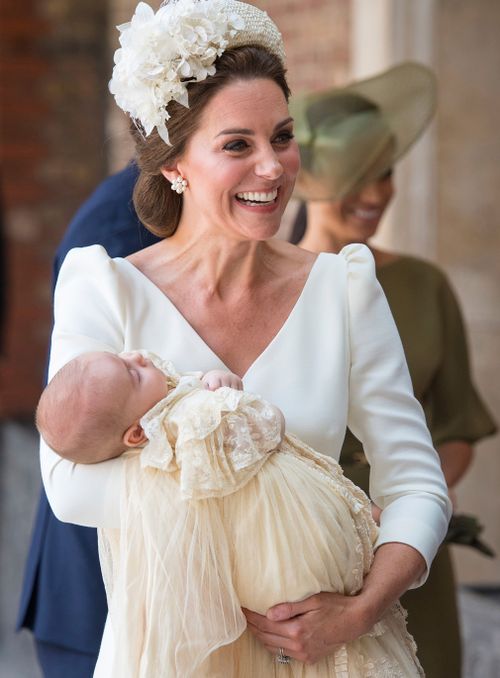 The 11-week-old has six godparents. Picture: AAP