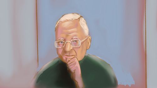 Court sketch of Glenn Gary Cameron