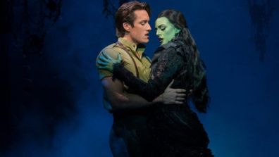 James D. Gish and Talia Suskauer in the Broadway Production WICKED