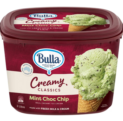 Bulla Creamy Classics Ice Cream Mint Choc Chip