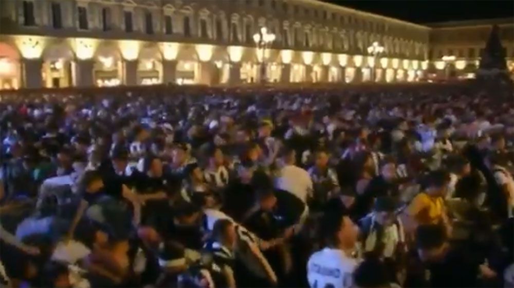 Juventus fans in near-stampede in Turin after bomb scare during public viewing of Champions league final 