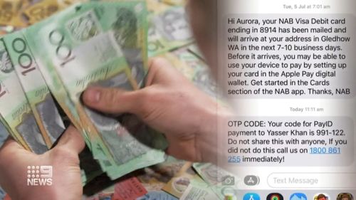 Une fausse escroquerie par SMS NAB fait perdre des milliers de dollars aux Australiens de l'Ouest