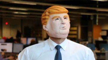 Donald Trump masks sell out across Australia.