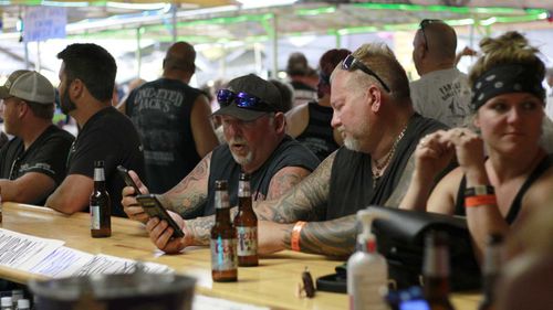 There were no mask or social distancing requirements at the Sturgis Motorcycle Rally.