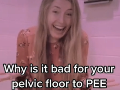 US physical therapist Kelly Peterson on pelvic floor health in the shower.