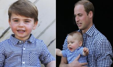 Although Prince Louis and his dad certainly share the same fashion sense.