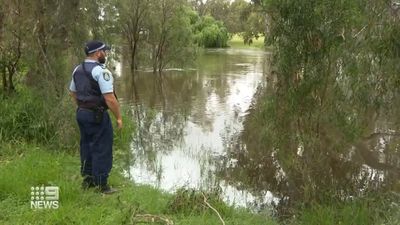 Hero cop strips to save kids from flooded river