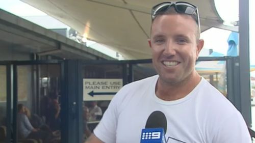 The groomsman at the wheel of the ill-fated buggy, Matty Farmer, chatted to 9NEWS today. (9NEWS)