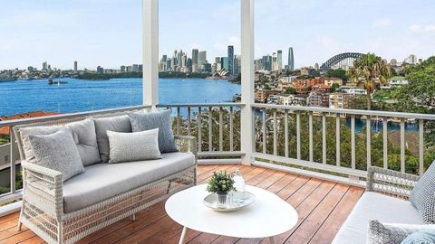 Apartment luxury Sydney harbour Knight Frank Domain bridge view