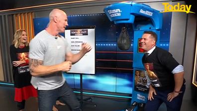Barry Hall Today Show punch challenge