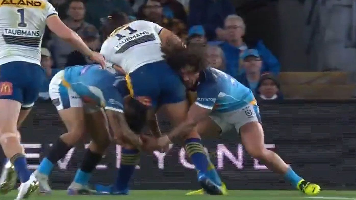 LIVE: Titans star in strife for 'dangerous' tackle
