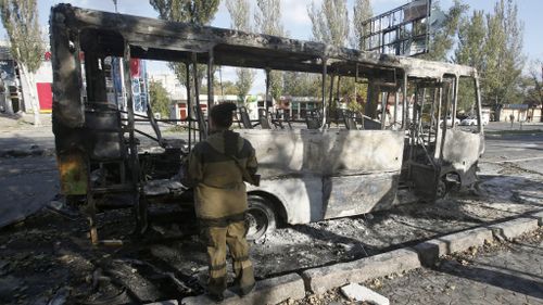 Ten killed as shell hits school in Ukraine
