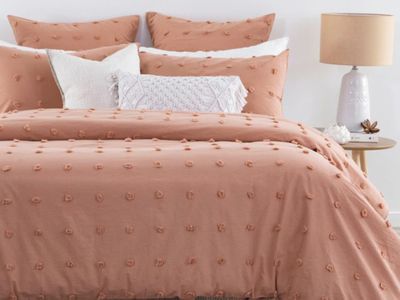 Alba Clay Quilt Cover Set — Pillow Talk