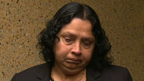 Ann Peiris' husband, Priyantha Peiris, died as a result of the storm. (9NEWS)