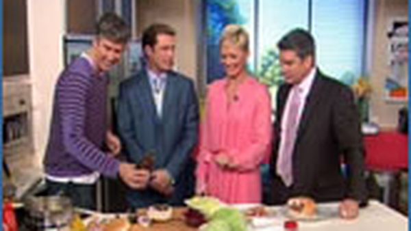 Matthew Evans with the Today Show hosts