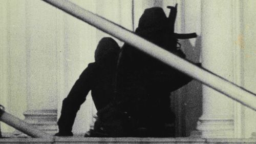 SAS troops prepare to storm the Iran embassy.