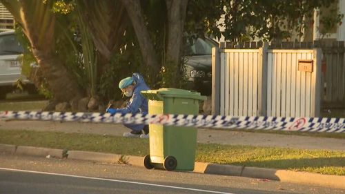 A man was shot in the front yard of his Deception Bay home north of Brisbane.