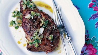 <strong>Guadeloupe-style pan-fried entrec&ocirc;te steaks</strong>
