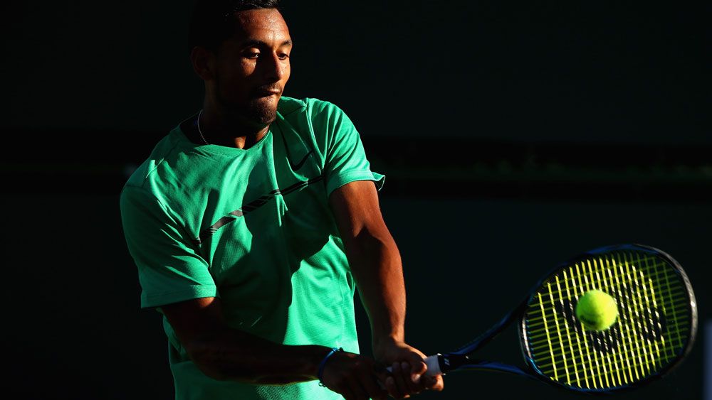 Nick Kyrgios shows off his talent rather than his temper at Indian Wells
