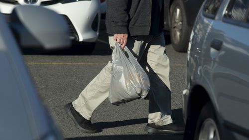 single-use plastic bags have mostly  been banned independently by supermarkets in NSW. 