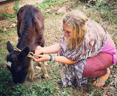 Lexi Crouch with a horse