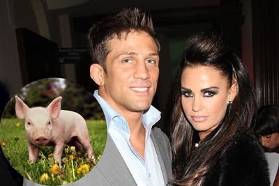 When Katie Price married Alex Reid in 2010, she was given a miniature pig named Bingles.