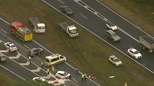 Two car crash causes further delays on Queensland's Bruce Highway