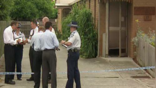 Police at the scene of the crime more than 20 years ago. (9NEWS)