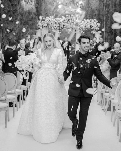 Sophie Turner, Joe Jonas, wedding photo