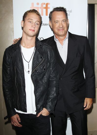 Tom Hanks and son Chet Hanks, Toronto International Film Festival, 2012