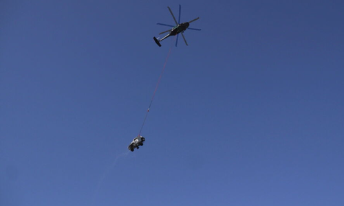 Extração de carros em Wye River 