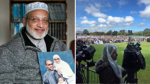 Farid Ahmed, whose wife was killed by the gunman, publically forgave her killer on stage at the National Remembrance Service.