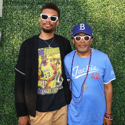 Spike Lee and son Jackson: August 30