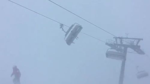 The chairlift manufacturer insisted the danger was low. (Facebook)