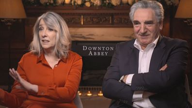 Phyllis Logan and Jim Carter talk to 9Honey Celebrity about making Downton Abbey the movie and a sequel