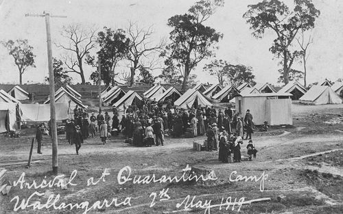 A quarantine site in Wallangarra, Queensland.