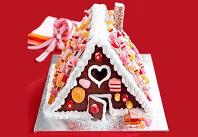 Or our easiest gingerbread house ever