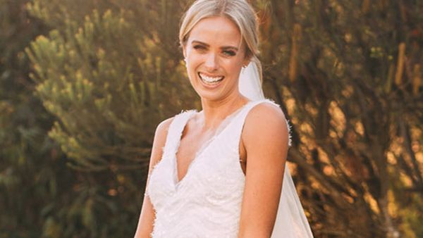 Sylvia Jeffreys wearing Rebecca Vallance.